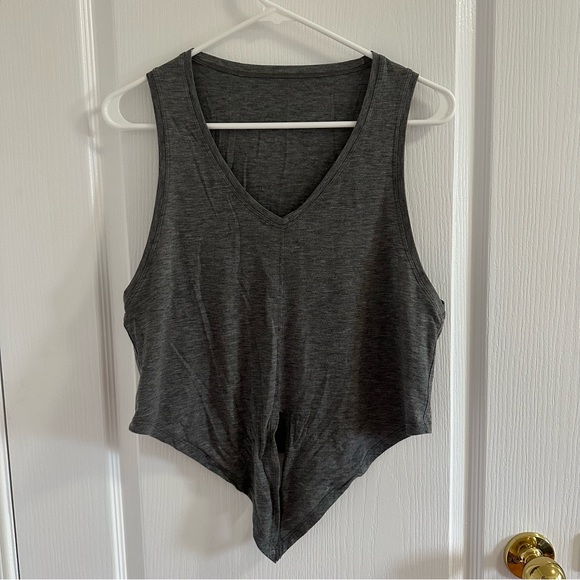 Lululemon Knot Gonna Fly Tank Heathered Black - Picture 5 of 8